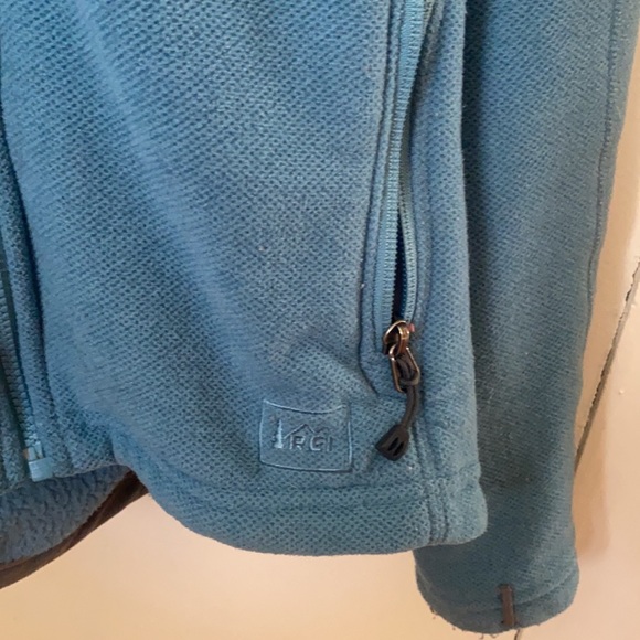 Blue Rei Fleece zip up - Picture 2 of 9